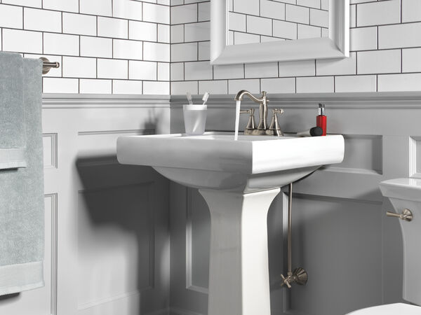 Details about  / 3 Hole Basin Deck Mount Two-Handle Widespread Bathroom Sink//Bathtub Faucet Black